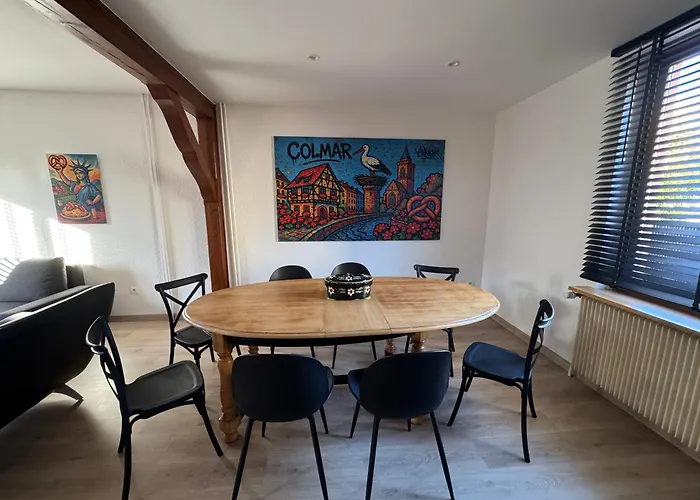 Feriehus Just In Colmar, Maison Complete Avec Parking Prive *