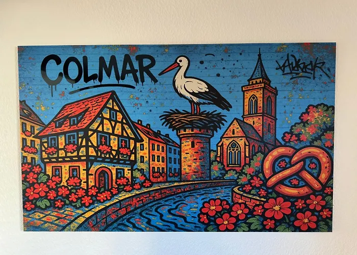 Just In Colmar, Maison Complète Avec Parking Privé *